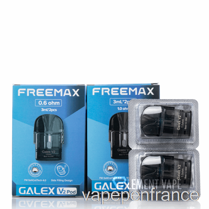 Gousses De Remplacement Freemax Galex V2 Stylo Vape 0.8ohm Galex V2 Pods